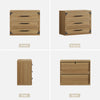 Willow 3-Drawers Nightstands Set, 31.3 Inch Wide