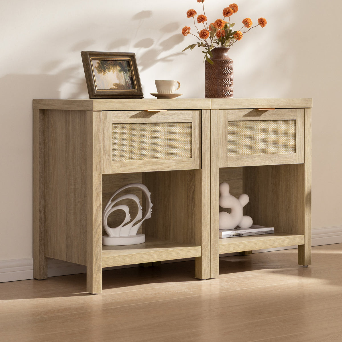 Savanna Rattan Nightstand