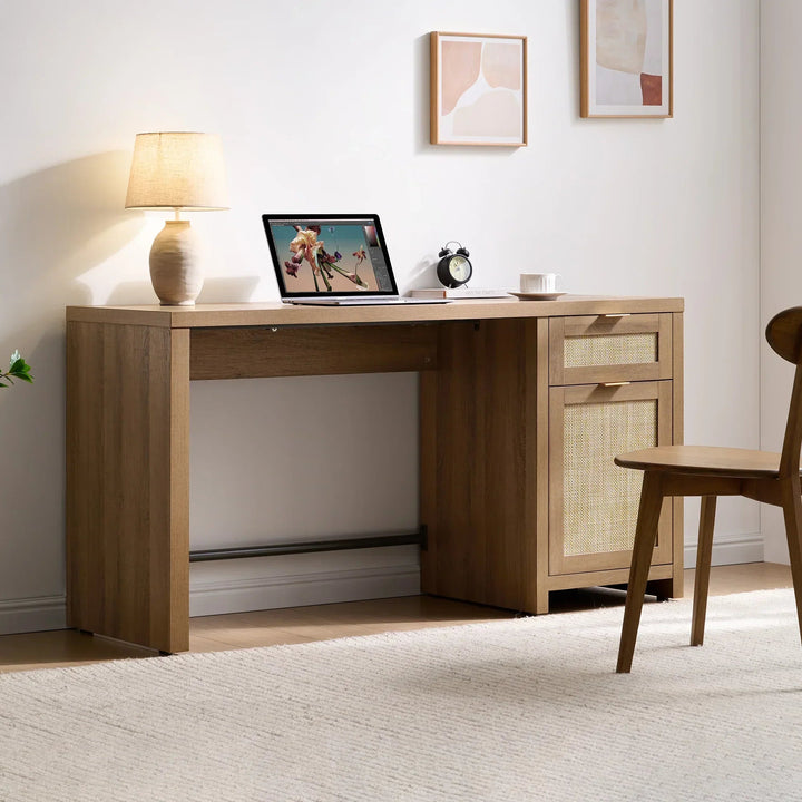 Savanna Vanity Desk with Door, Set of 2