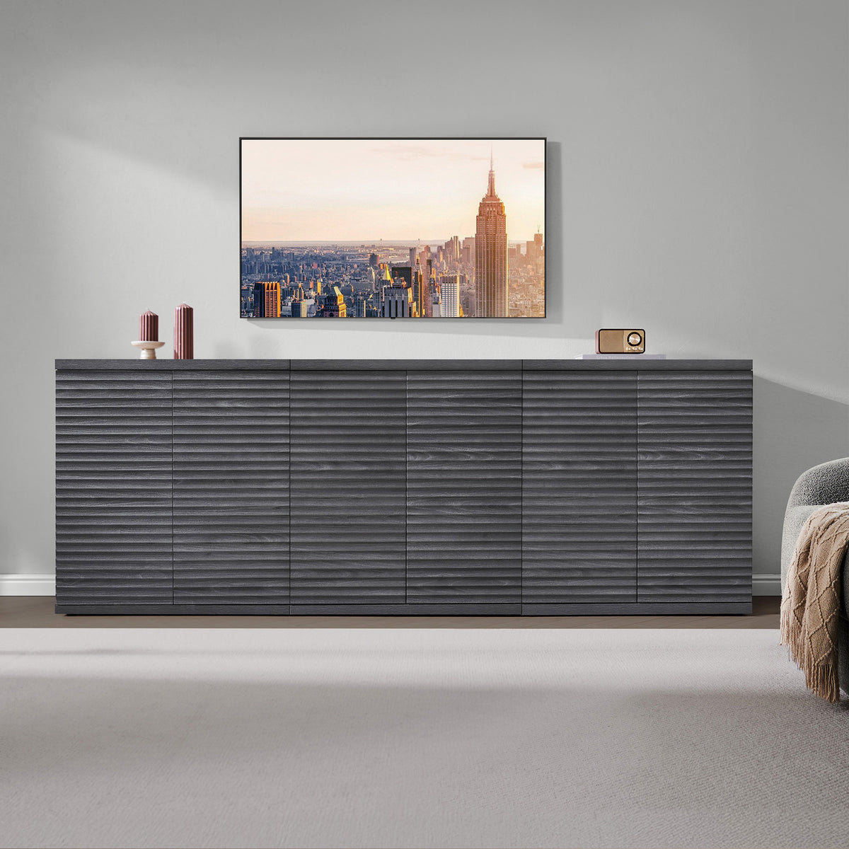 Stria TV Stand with 2 Doors
