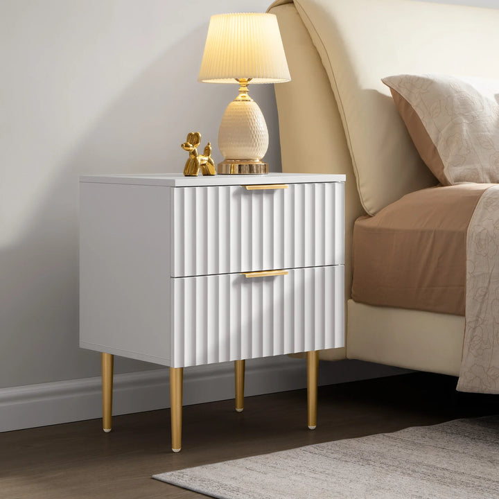 Opus Black Nightstand