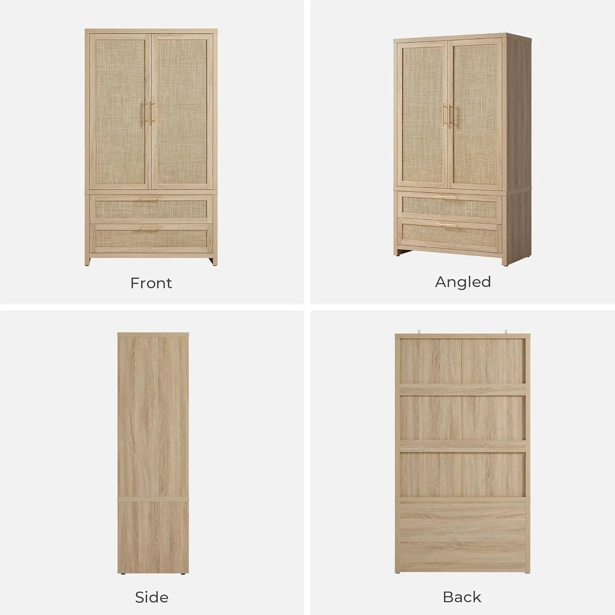 Savanna Wardrobe Closet, 71Inch Height, Set of 3