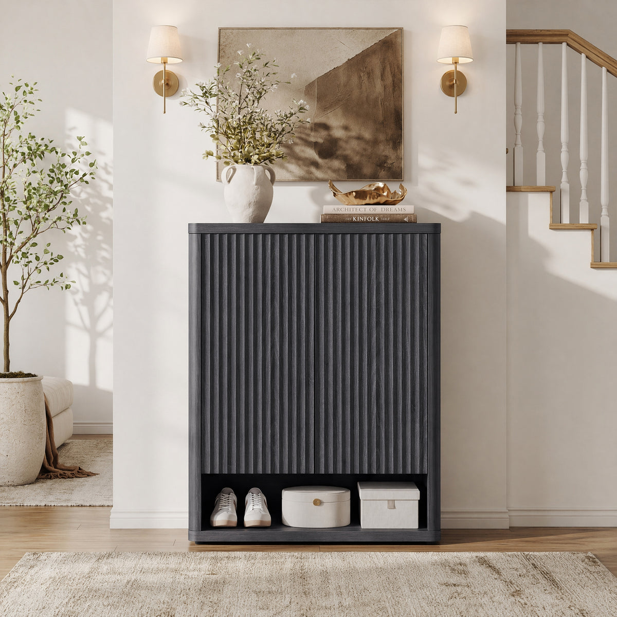 Cas Shoe Cabinet with Storage
