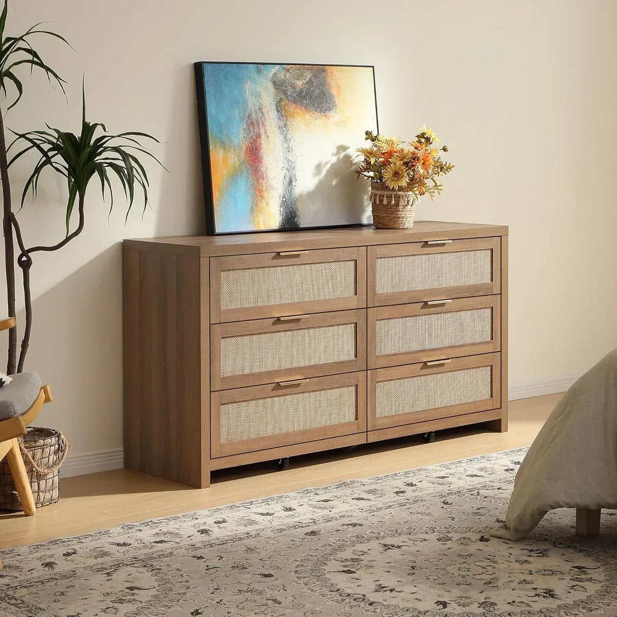 Savanna 6 Drawers Dresser for Living Room