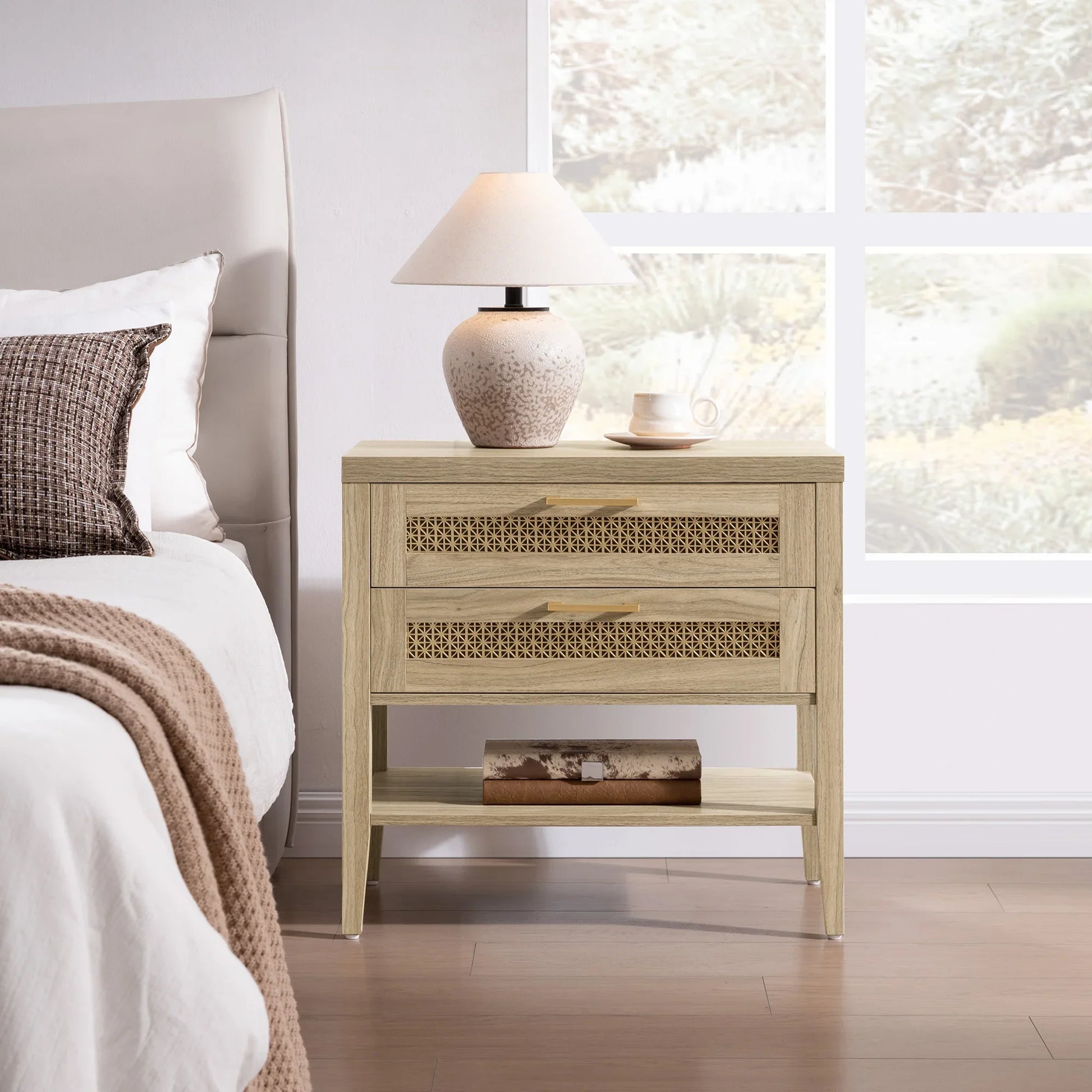 Andy Nightstand Set With 2 Doors