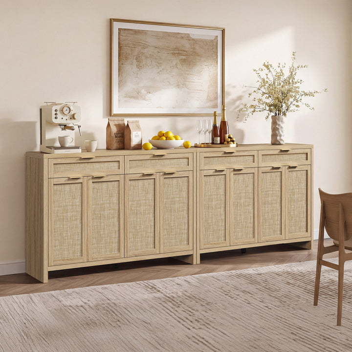 Savanna 59Inch-Wide Buffet Cabinet, Large Storage