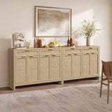 Savanna 59Inch-Wide Buffet Cabinet, Large Storage, Set of 2