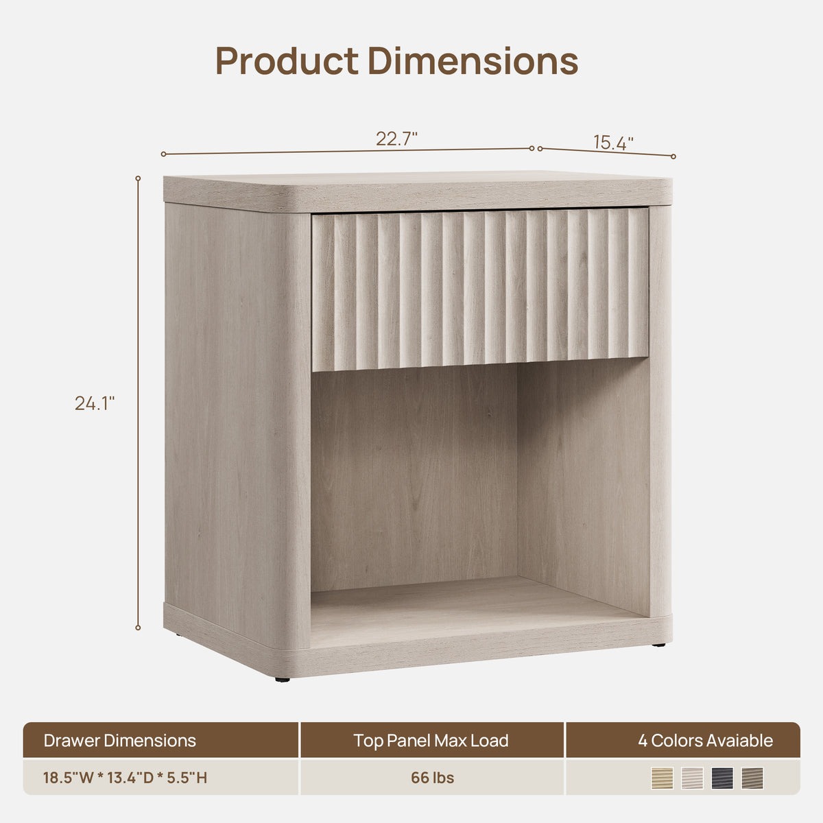Cas Modern Dresser and Nightstands Set