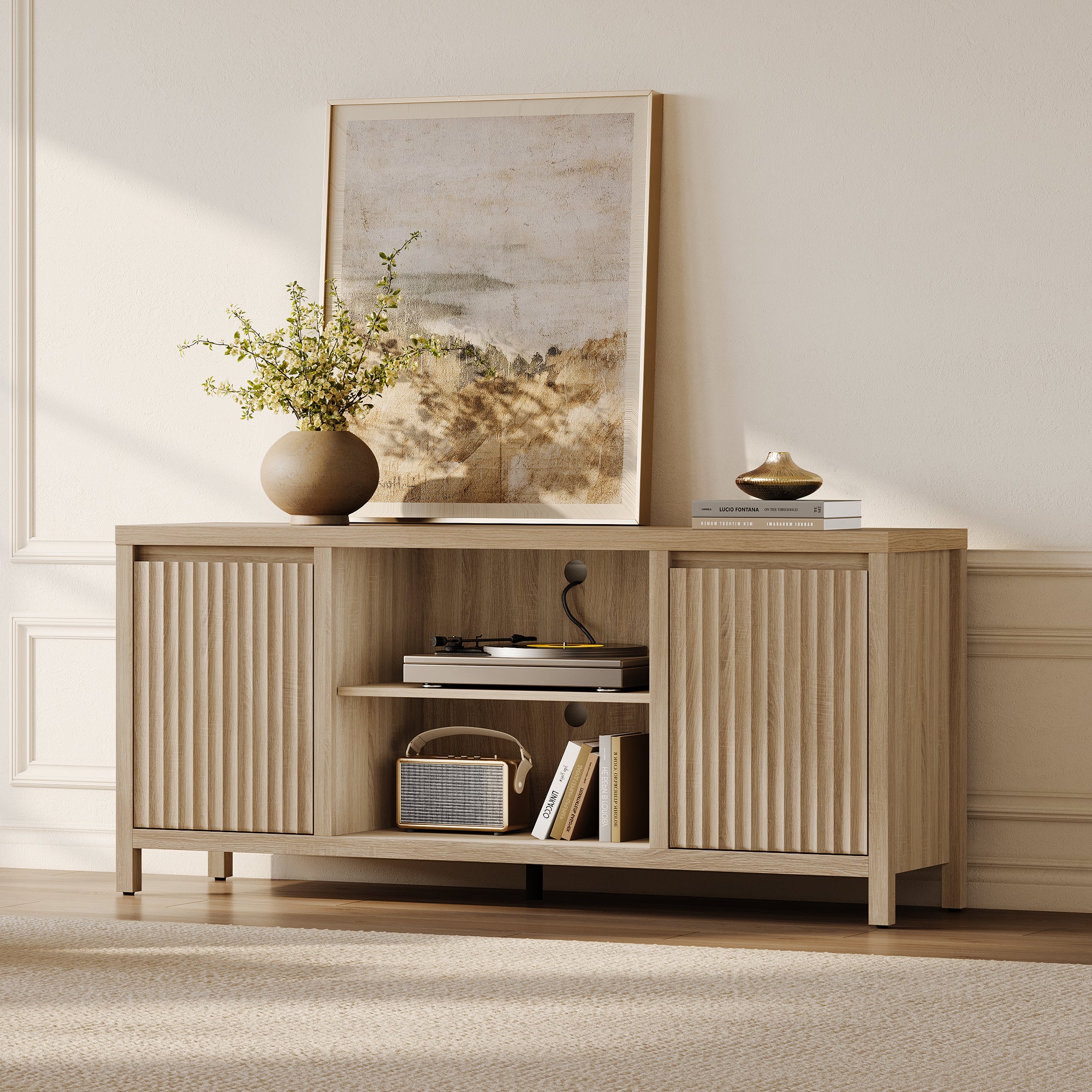 Prelude Modern TV Console, Living Room Storage