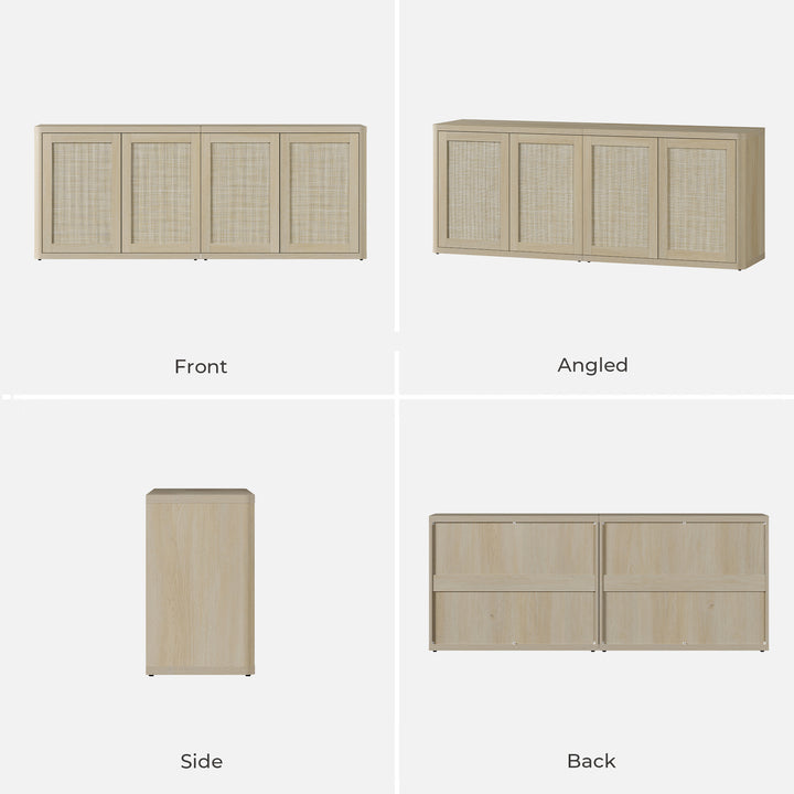 Zura Sectional TV Console, 65 Inches Wide