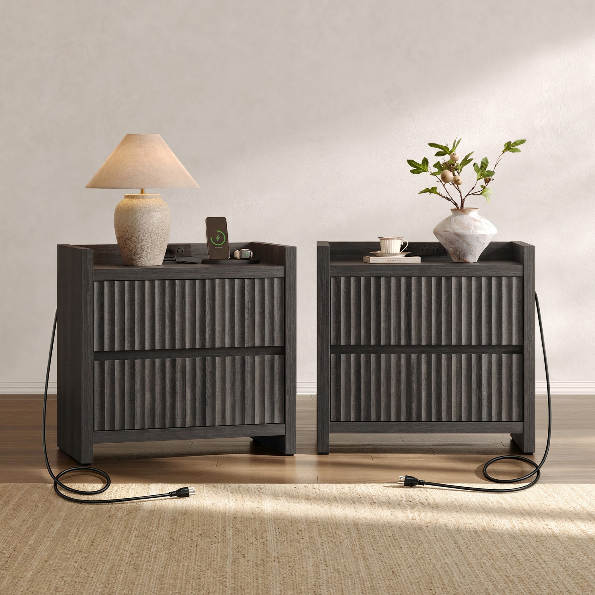 Prelude End Tables, 2 Drawers