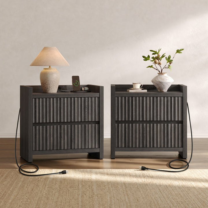 Prelude End Tables, 2 Drawers