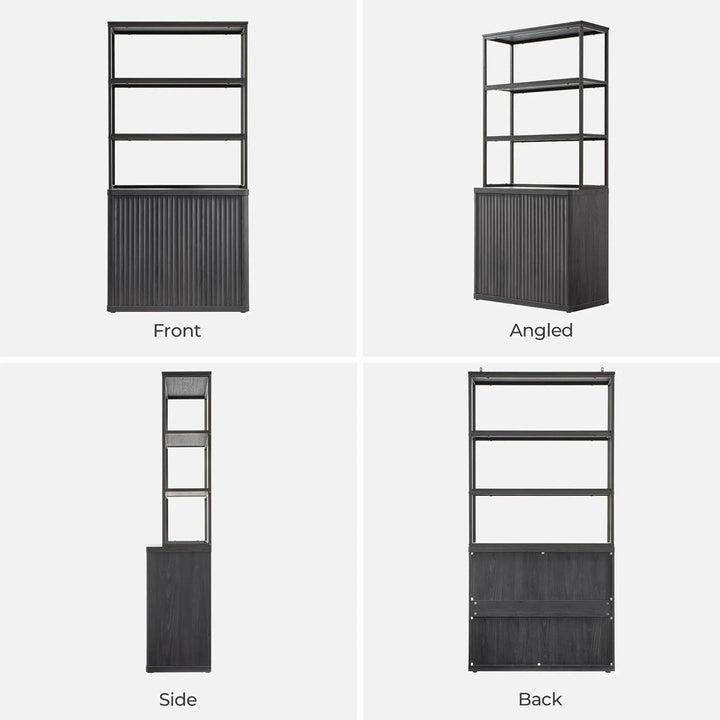 Cas Black Bookshelf