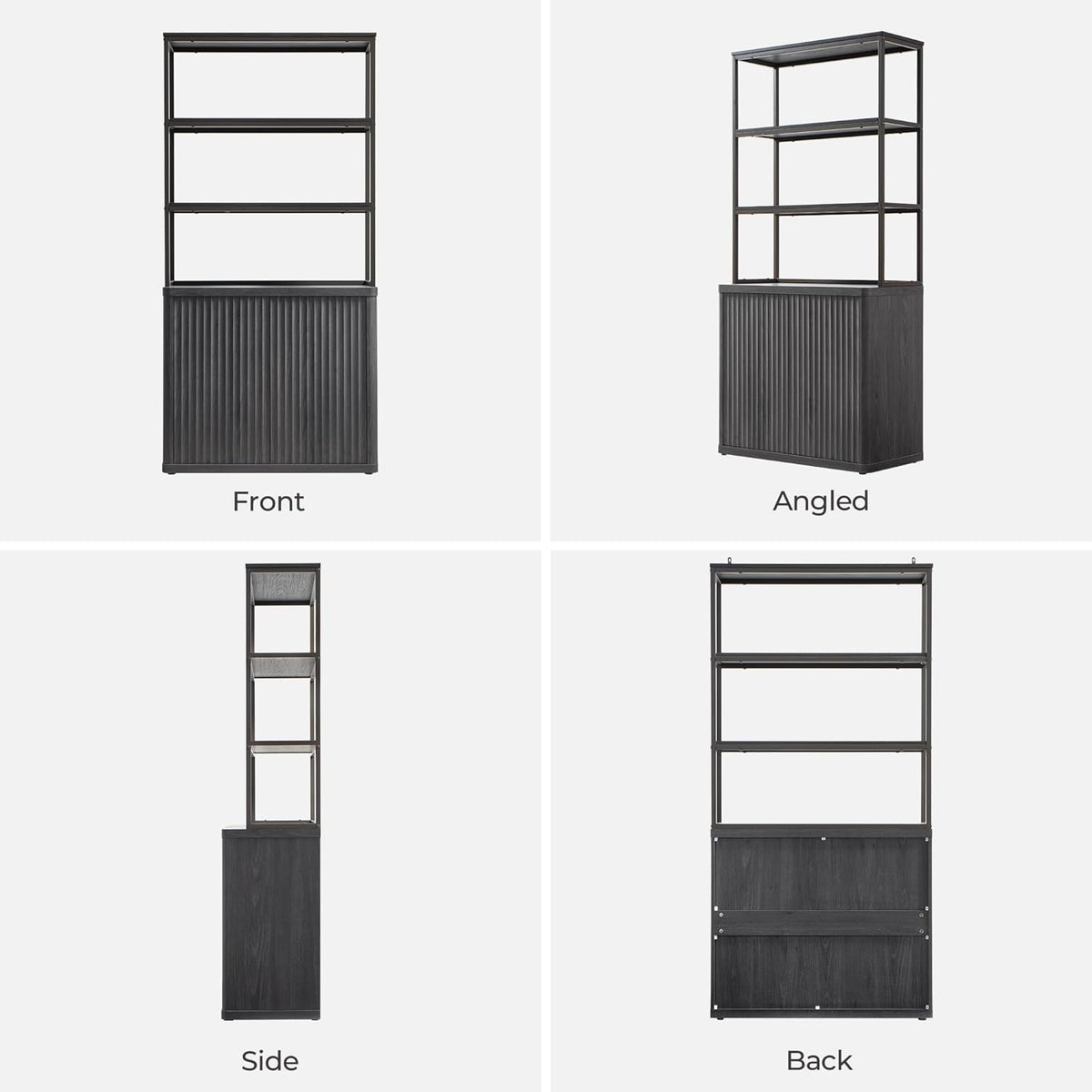 Cas Black Bookshelf