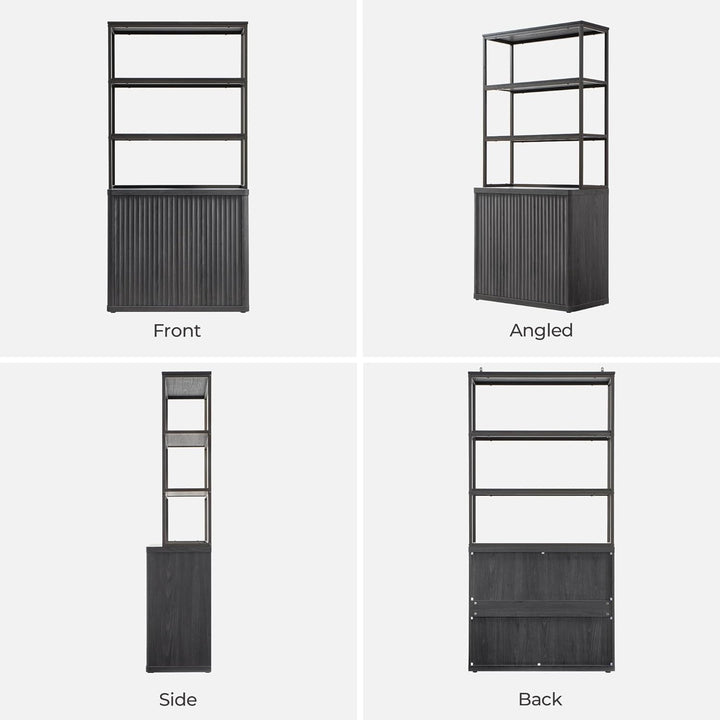 Cas Black Bookshelf