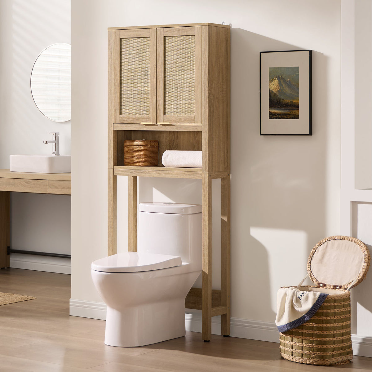 Savanna Over-the-Toilet Bathroom Storage Cabinet