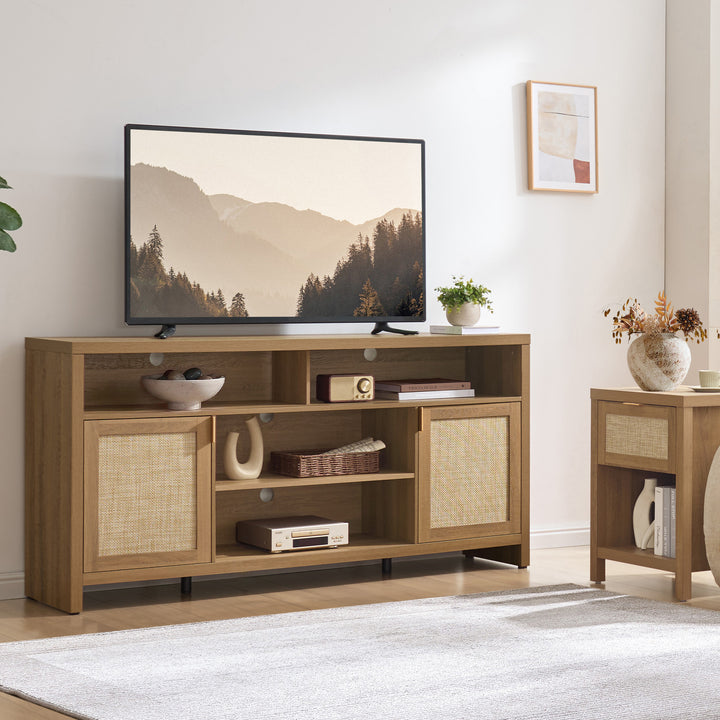 Savanna 65Inch TV Console with Cable Management