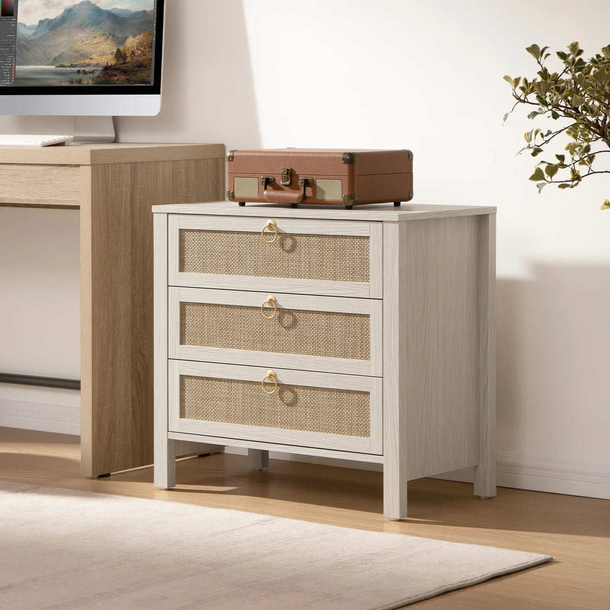 Terra 3 Drawers Nightstand