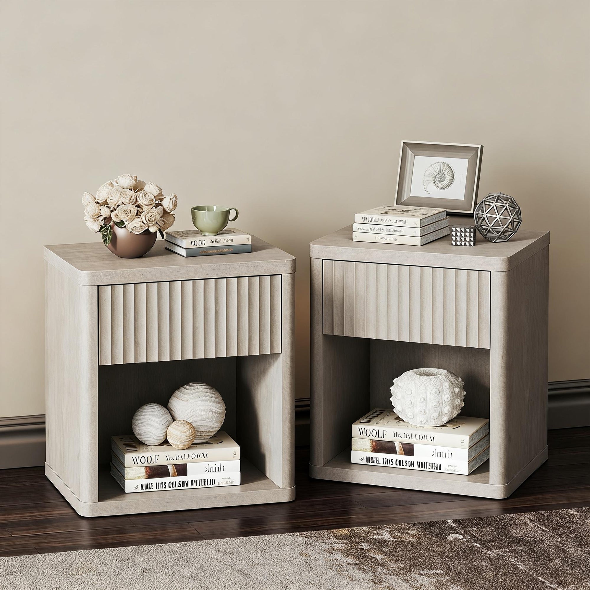 Cas Night Stand with Storage