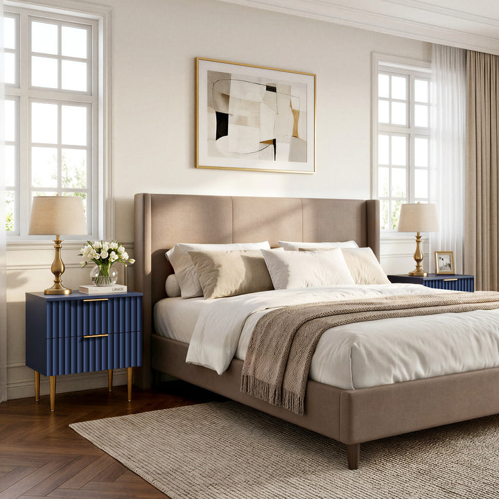 Opus Nightstand with Drawers
