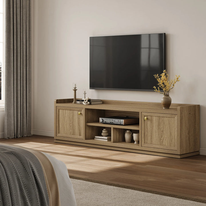 Helio Modern TV Stand with Doors