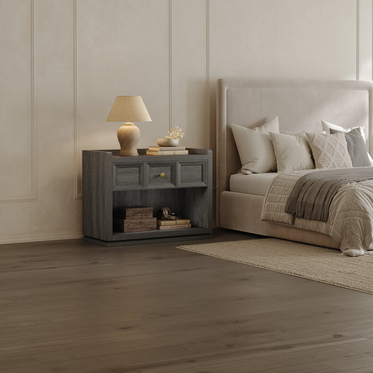 Helio Nightstand, 31 Inch Wide