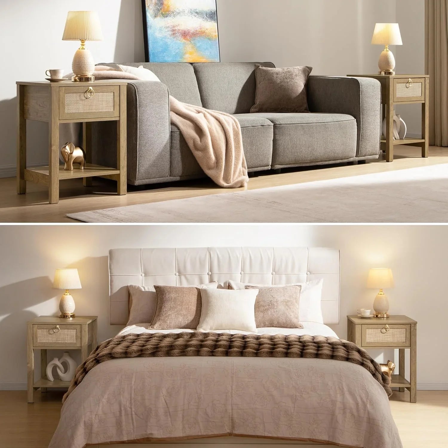 Terra Nightstand with Drawer