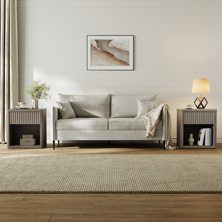 Cas Nightstand with Drawer, Bedroom Storage