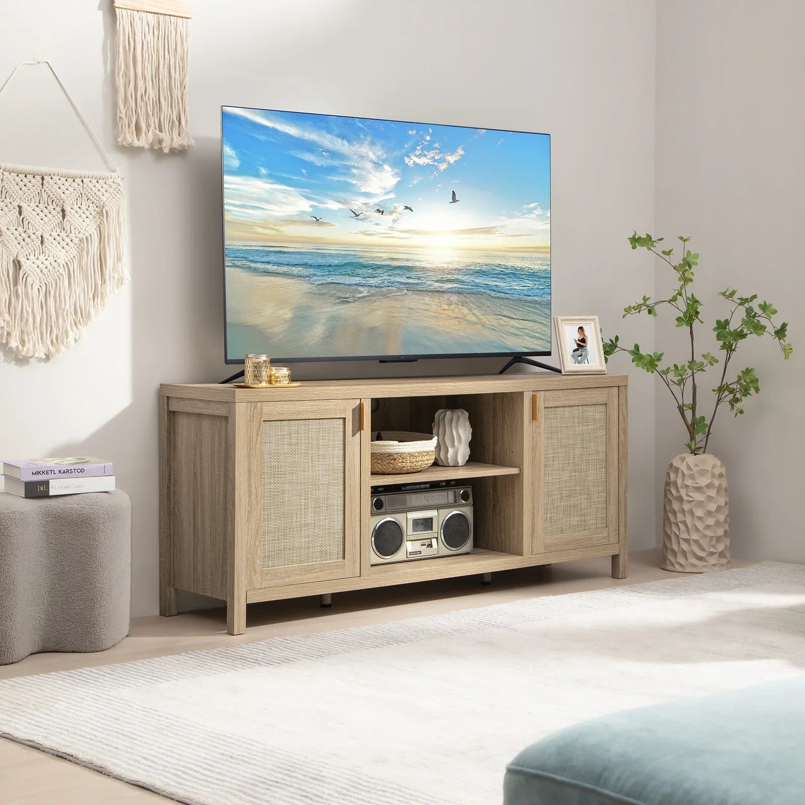Savanna Black TV Stand