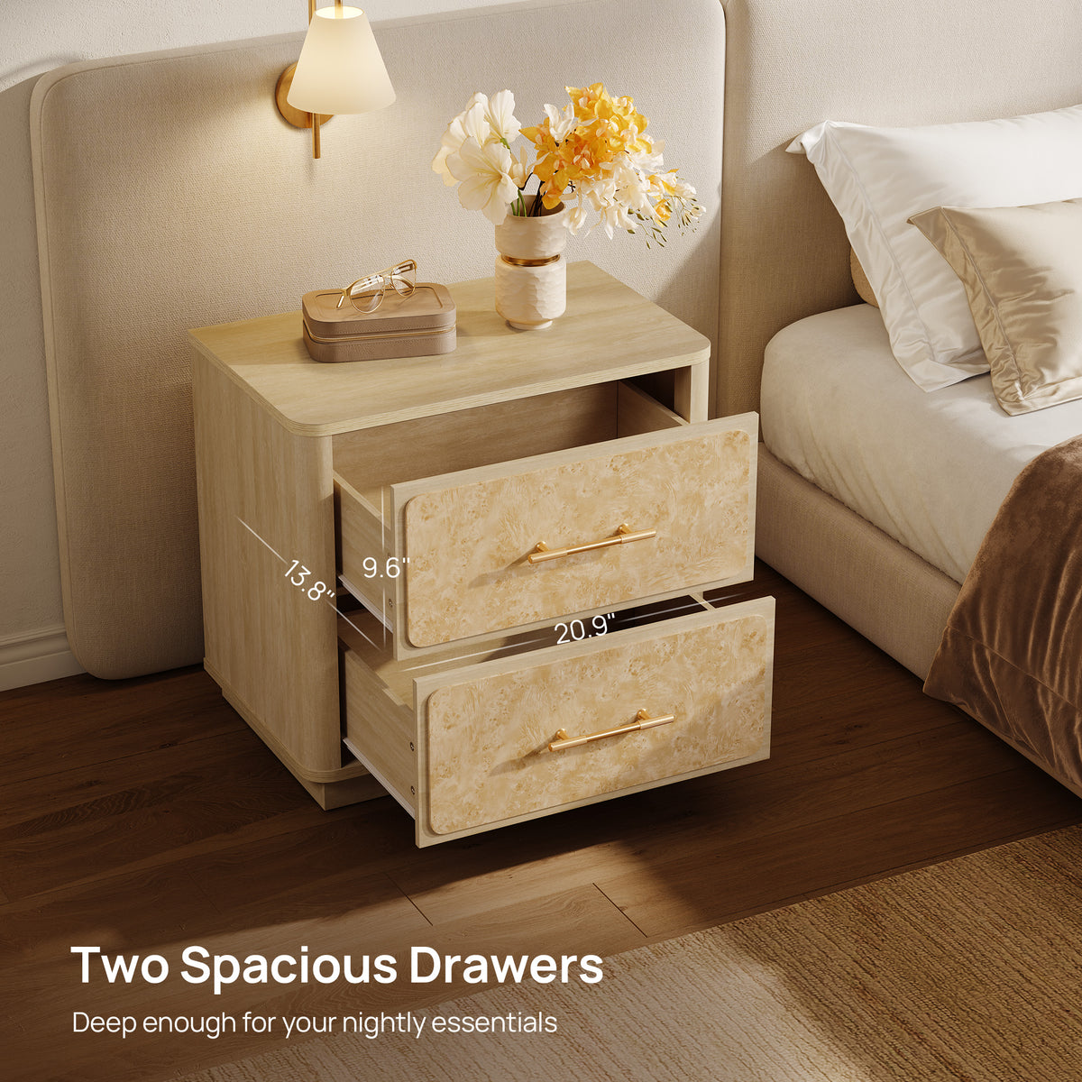 Burluxe Luxury Modern Bedroom Sets with Storage