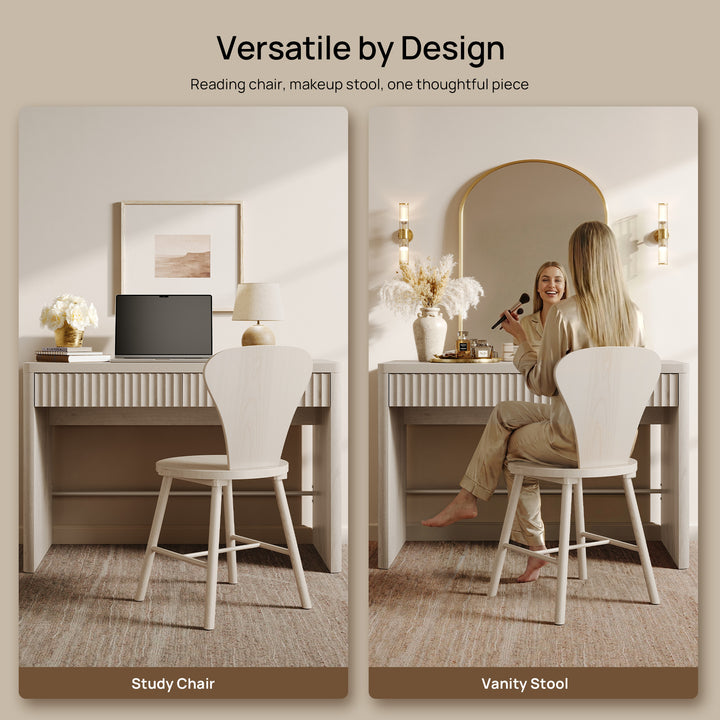 Cas Modern Dining Table and Chairs Set for 2 to 6