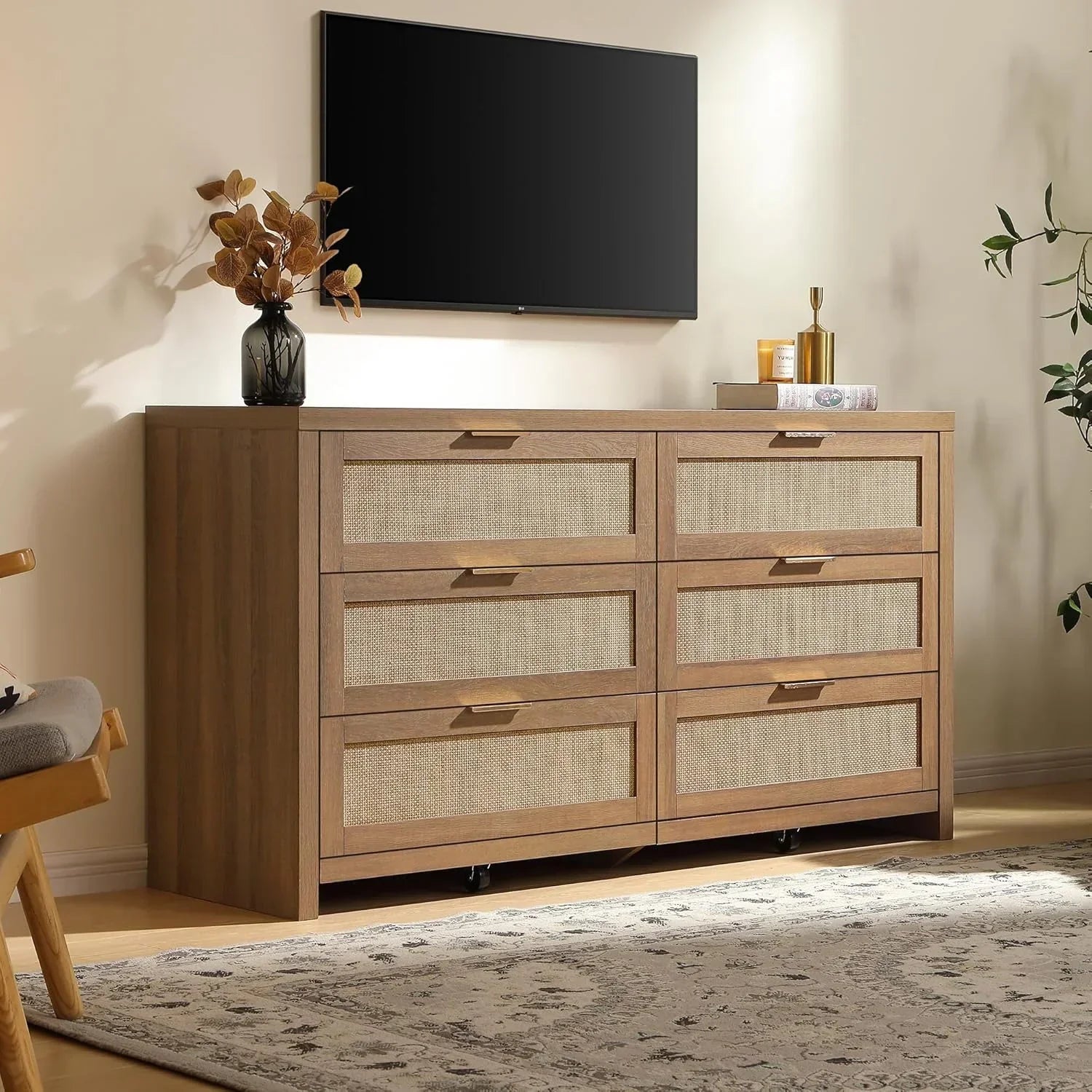 Savanna 6 Drawers Dresser for Living Room