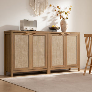 Savanna Rattan Buffet Cabinet for Dining Room