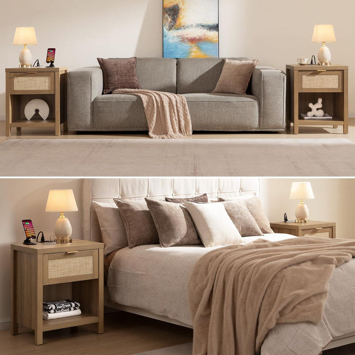 Savanna Dresser, Wardrobe and Nightstands with Charger Set