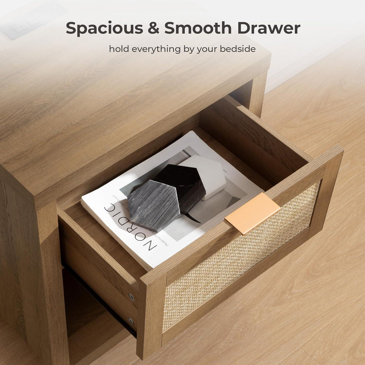 Savanna Wardrobe, Vanity Table, Nightstand with Charger Sets