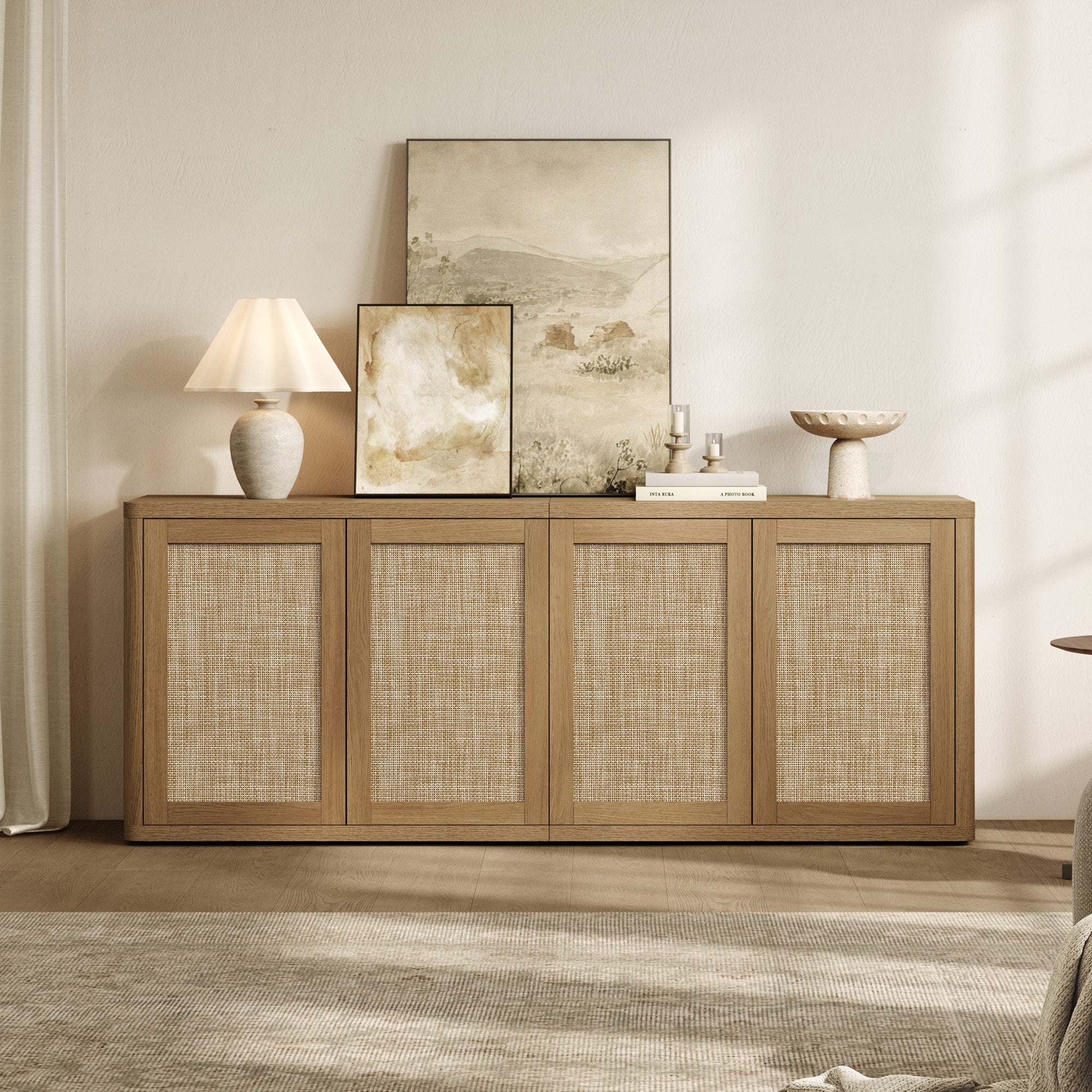 Zura Sectional TV Console, 65 Inches Wide