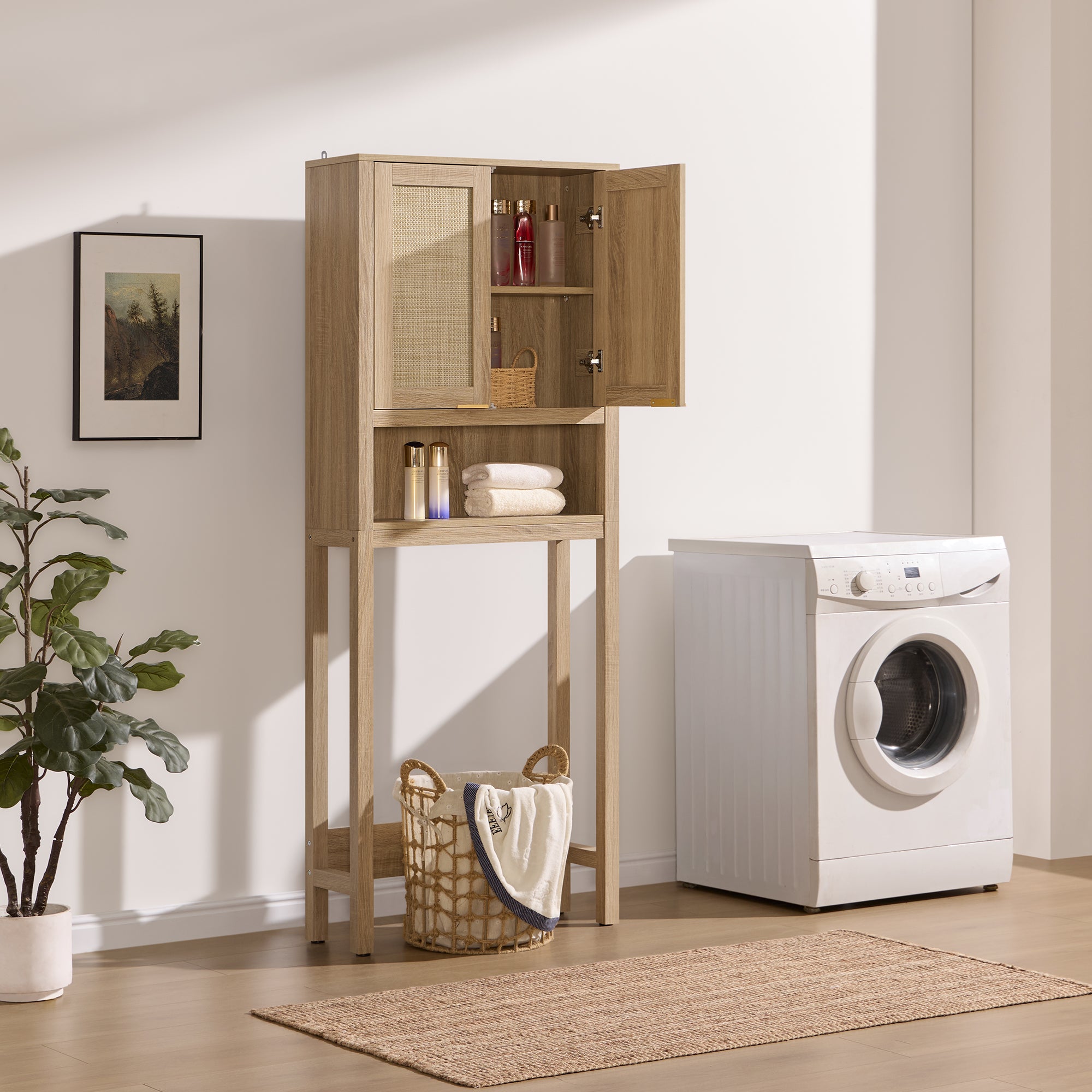 Savanna Over-the-Toilet Bathroom Storage Cabinet