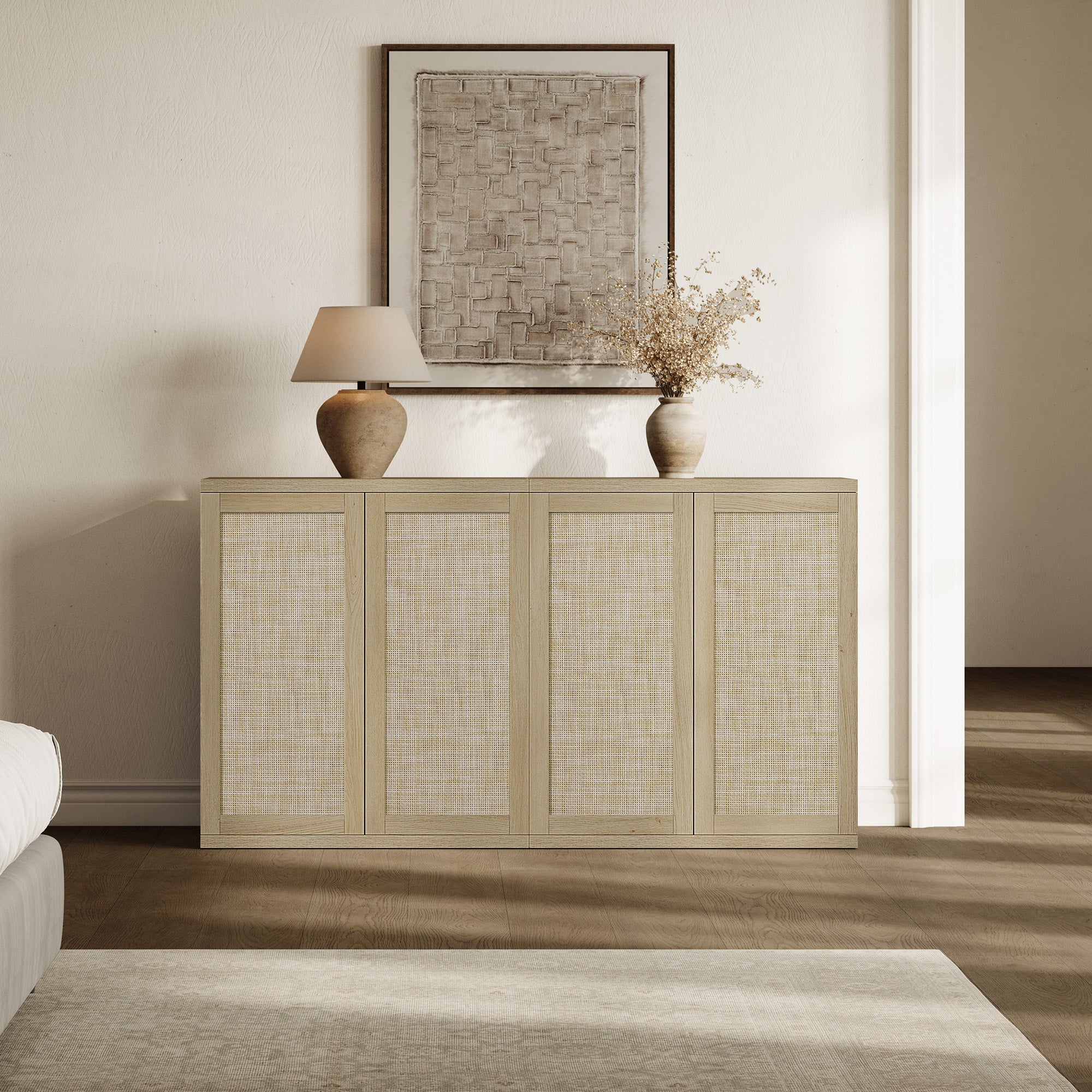 Zura Rattan Sideboard, 2 Doors