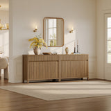 Prelude Sideboard Cabinet for Living Room Storage, Set of 2