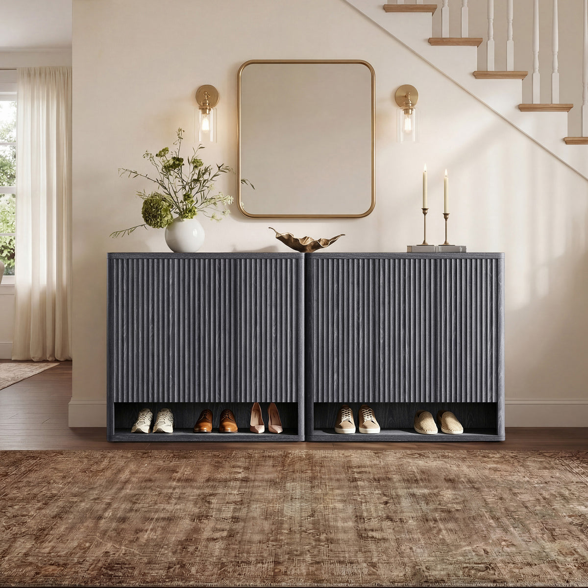 Cas Shoe Storage Cabinet with Doors