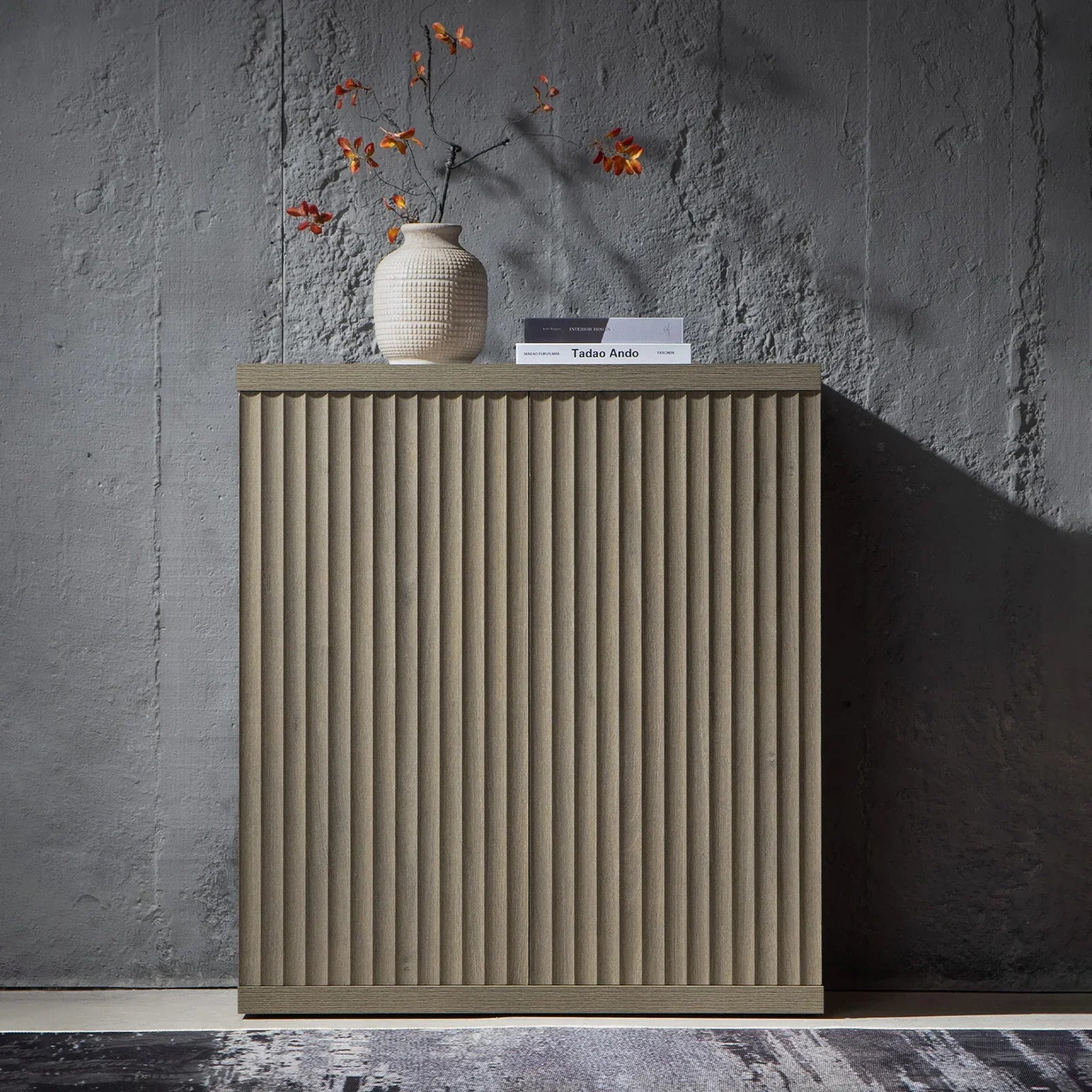 Stria Black Buffet Cabinet