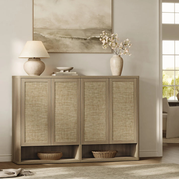 Zura 2-Piece Black Shoe Cabinet