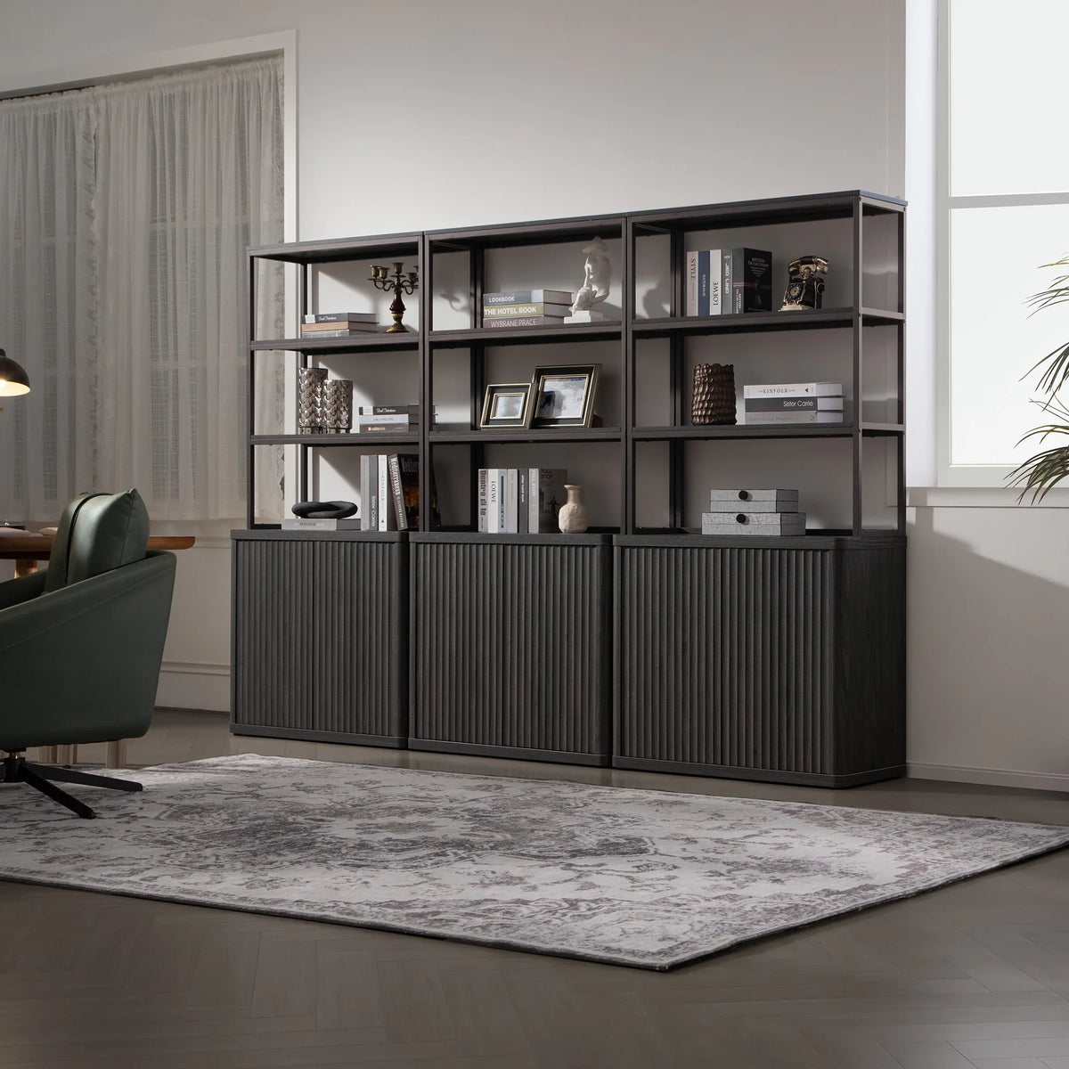 Cas Black Bookshelf