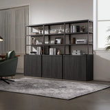 Cas Black Bookshelf, Set of 3