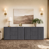 Cas Sideboards with 3 Drawer and 2 Doors, Set of 2