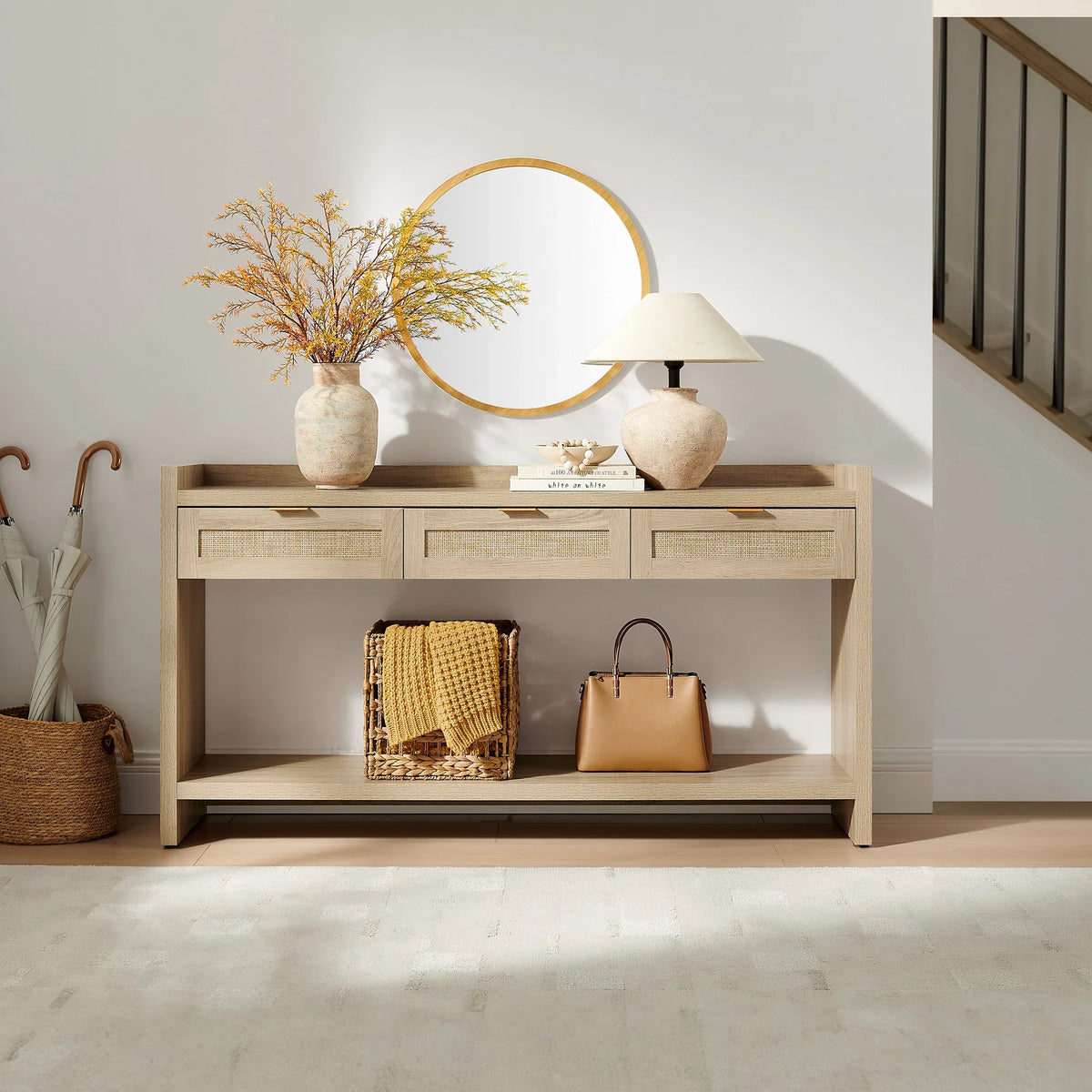 Savanna Console Table, 3 Drawers