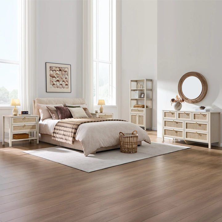 Terra Rattan Dresser and Nightstands Set