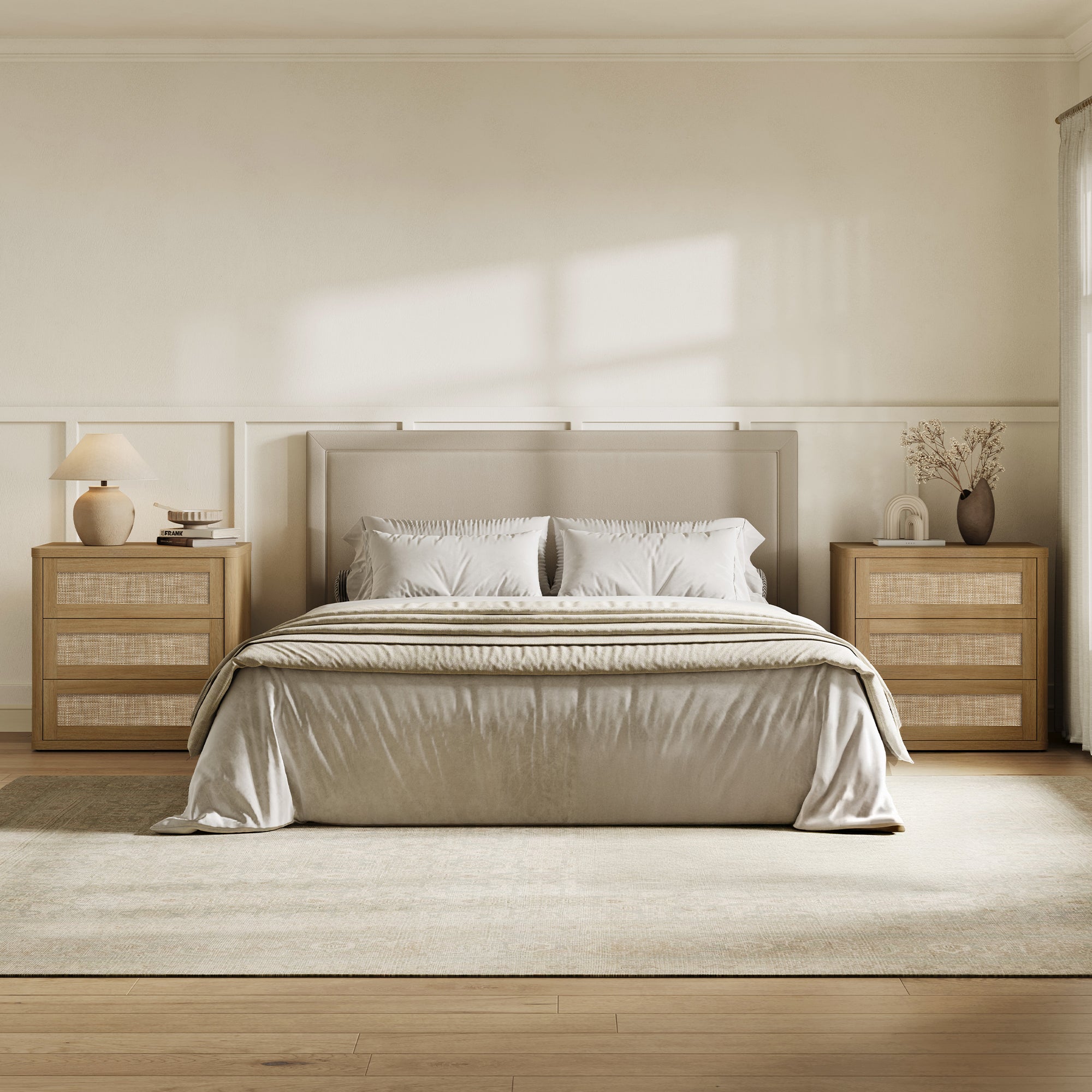 Zura Nightstand Bedside Table