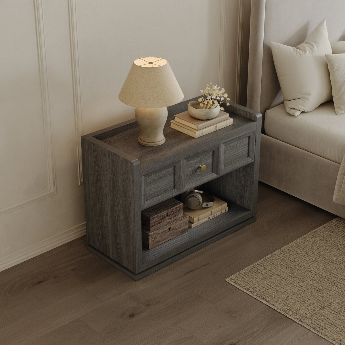 Helio End Table, 31 Inch Wide