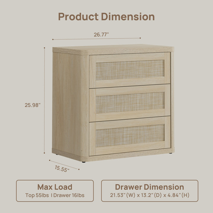 Zura 9-Drawer Chest and Nightstands Set